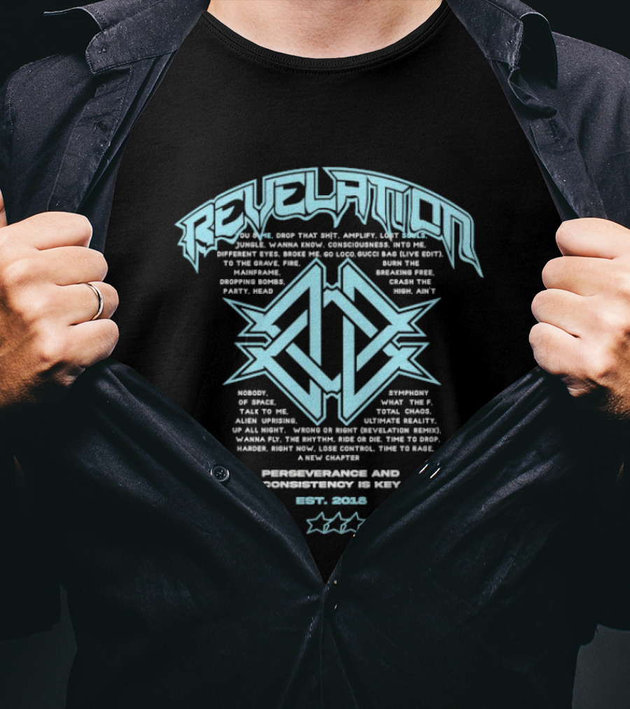 Revelation Perseverance And Consistency Is Key West 2018 Stars T-Shirt