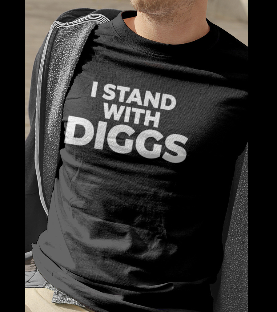 I Stand With Diggs Support Statement Fan Gear T-Shirt