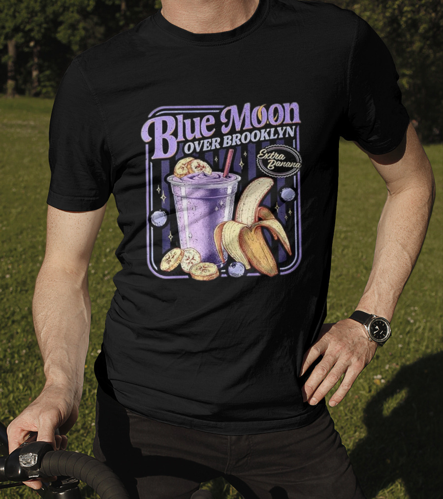 Scott And Kip Blue Moon Over Brooklyn Extra Banana Smoothie T-Shirt