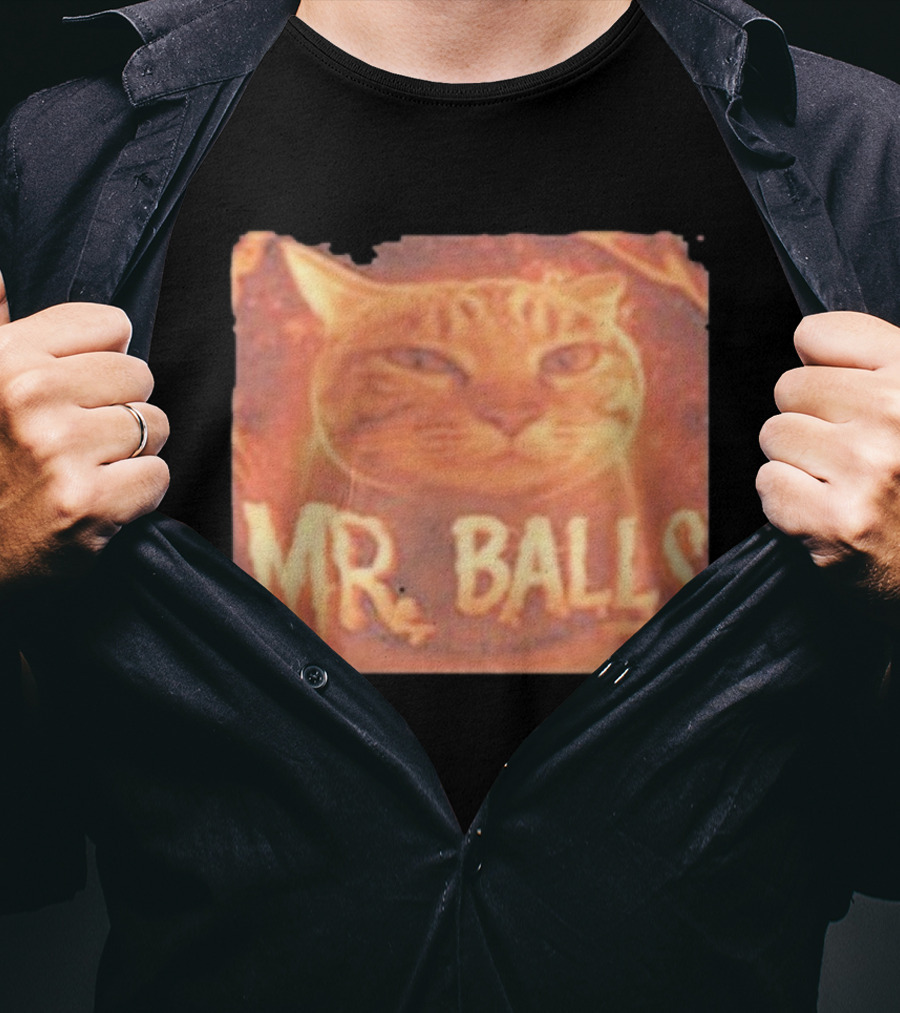 Mr Balls Cat T-Shirt
