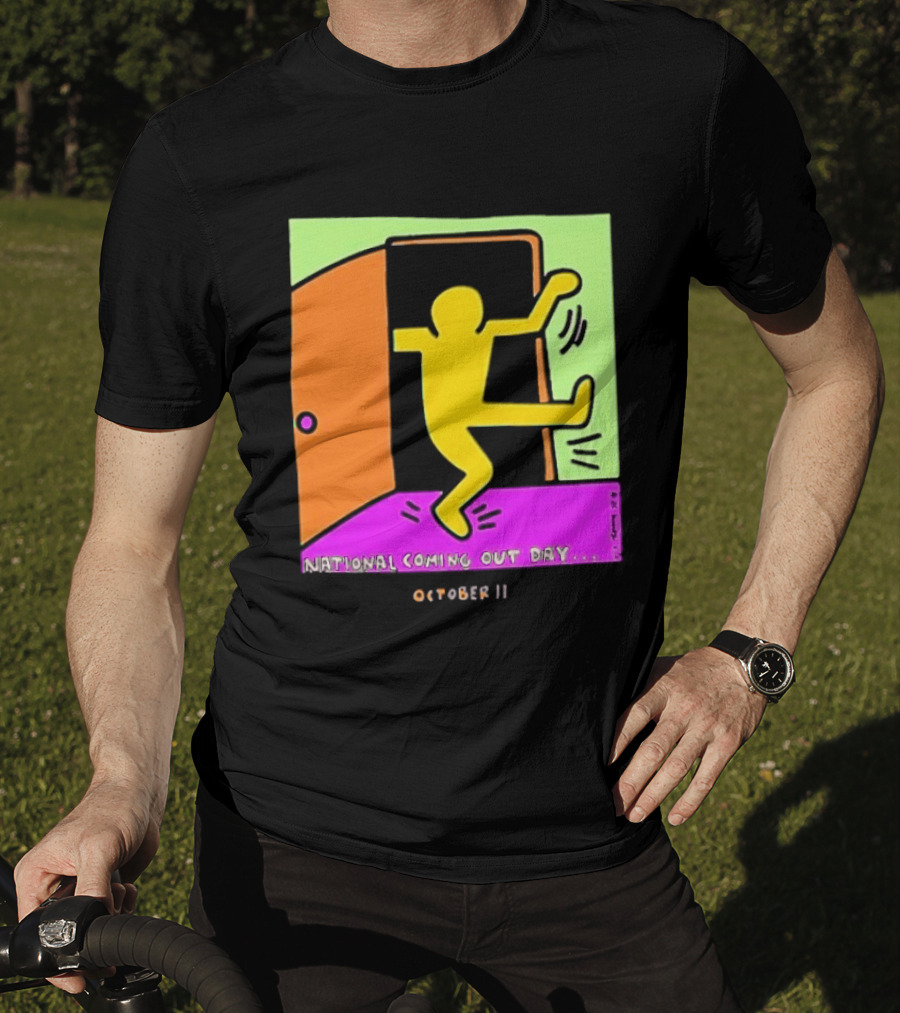 National Coming Out Day October 11 Keith Haring T-Shirt