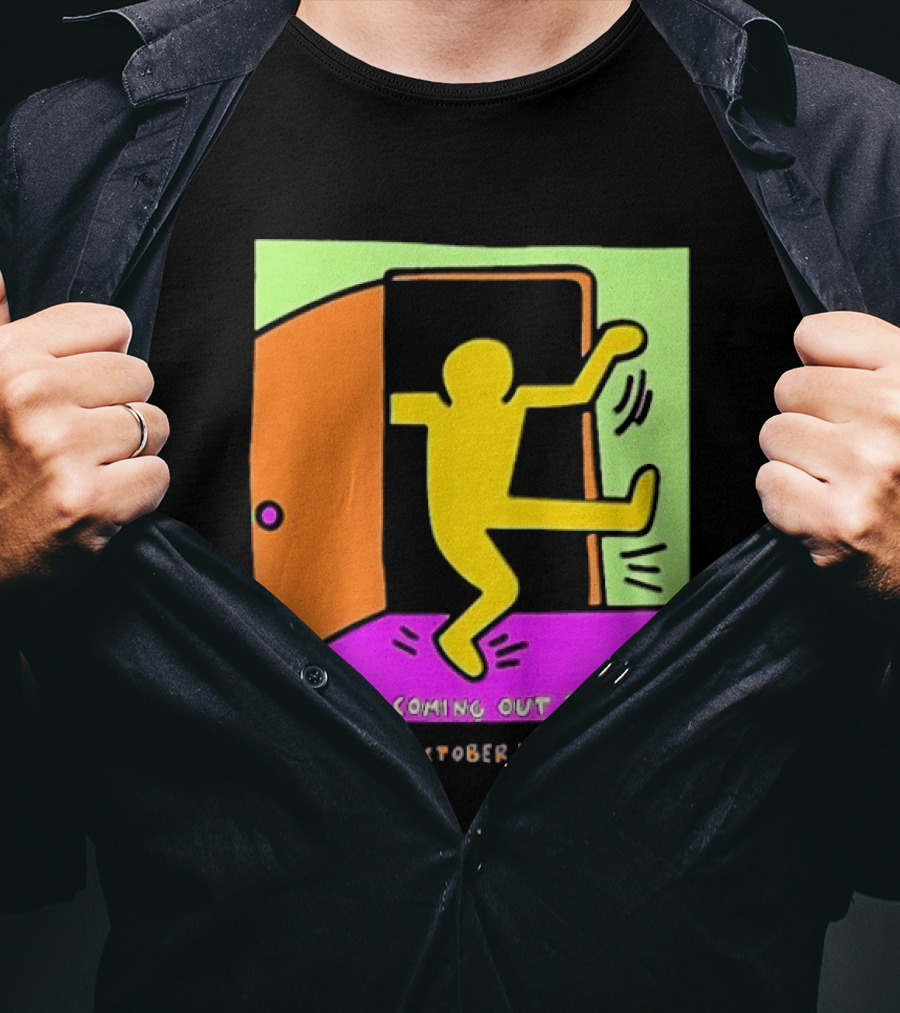 National Coming Out Day October 11 Keith Haring T-Shirt