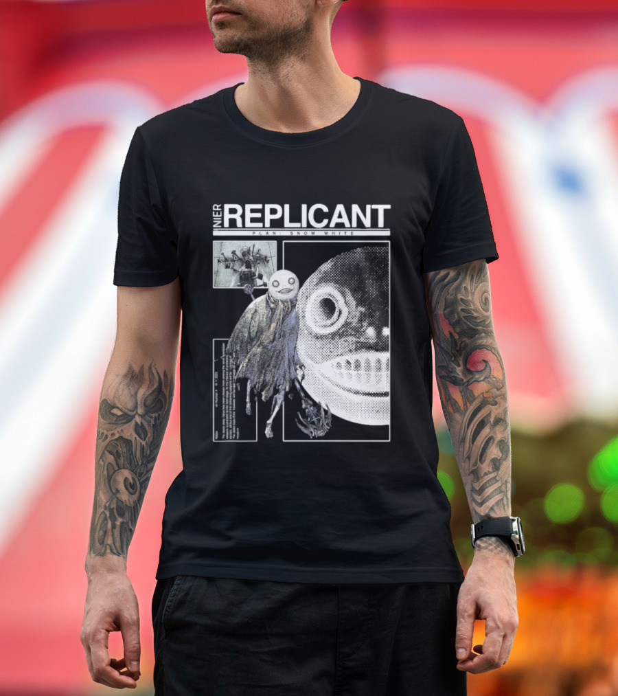NieR Replicant Plant Snow White Character Illustration Iconic T-Shirt