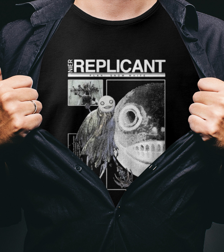 NieR Replicant Plant Snow White Character Illustration Iconic T-Shirt