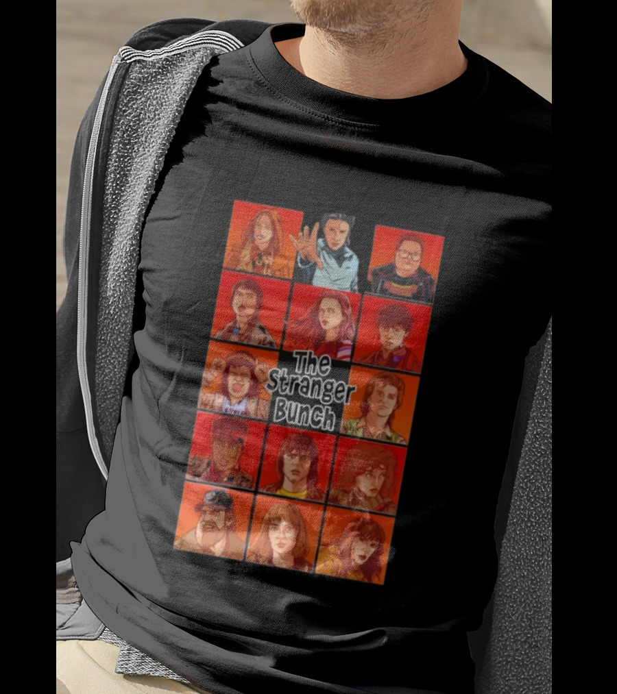 Thrilling Stranger Things Cast The Stranger Bunch T-Shirt