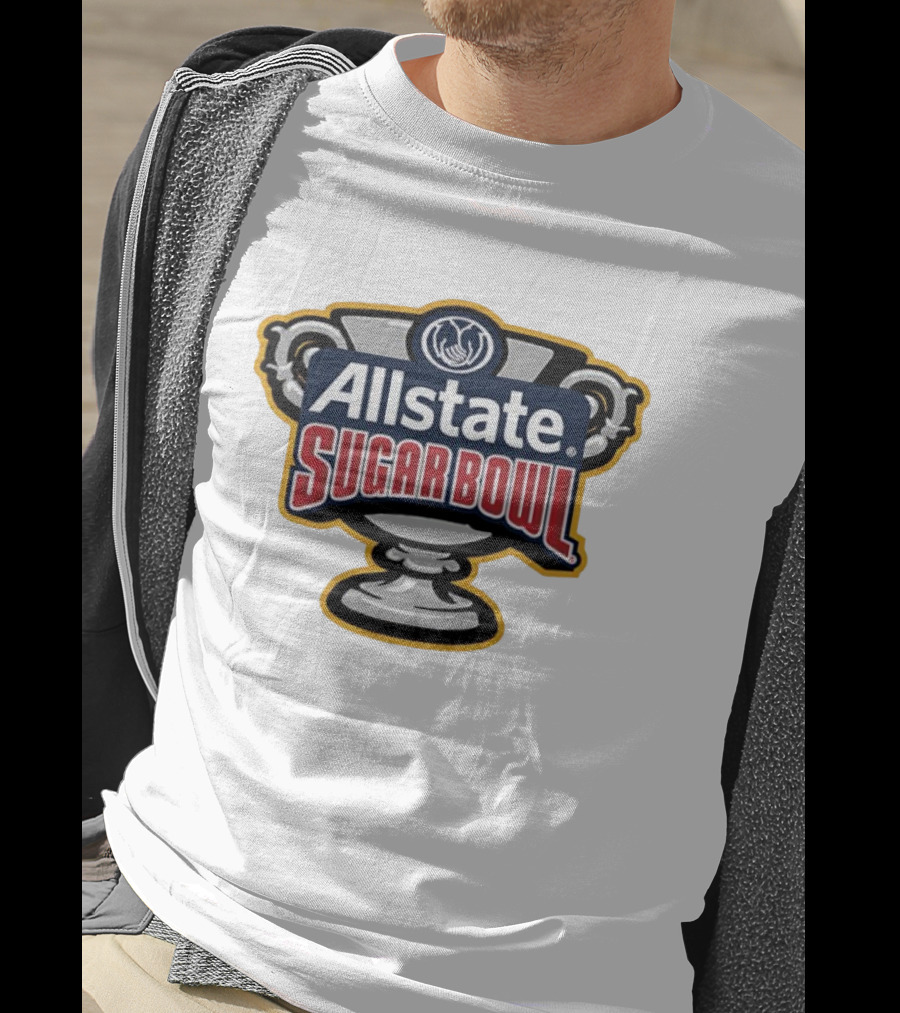 Allstate Sugar Bowl Trophy Iconic Championship Event T-Shirt