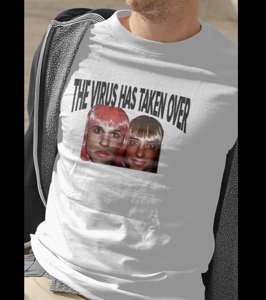 Martin And Hamzah Faces Virus Takeover T-Shirt