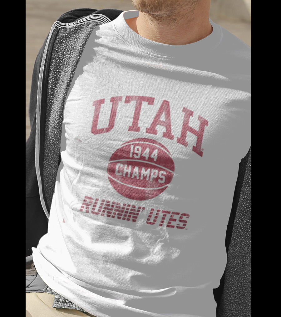 Utah 1944 Champs Runnin' Utes Victory Celebration T-Shirt