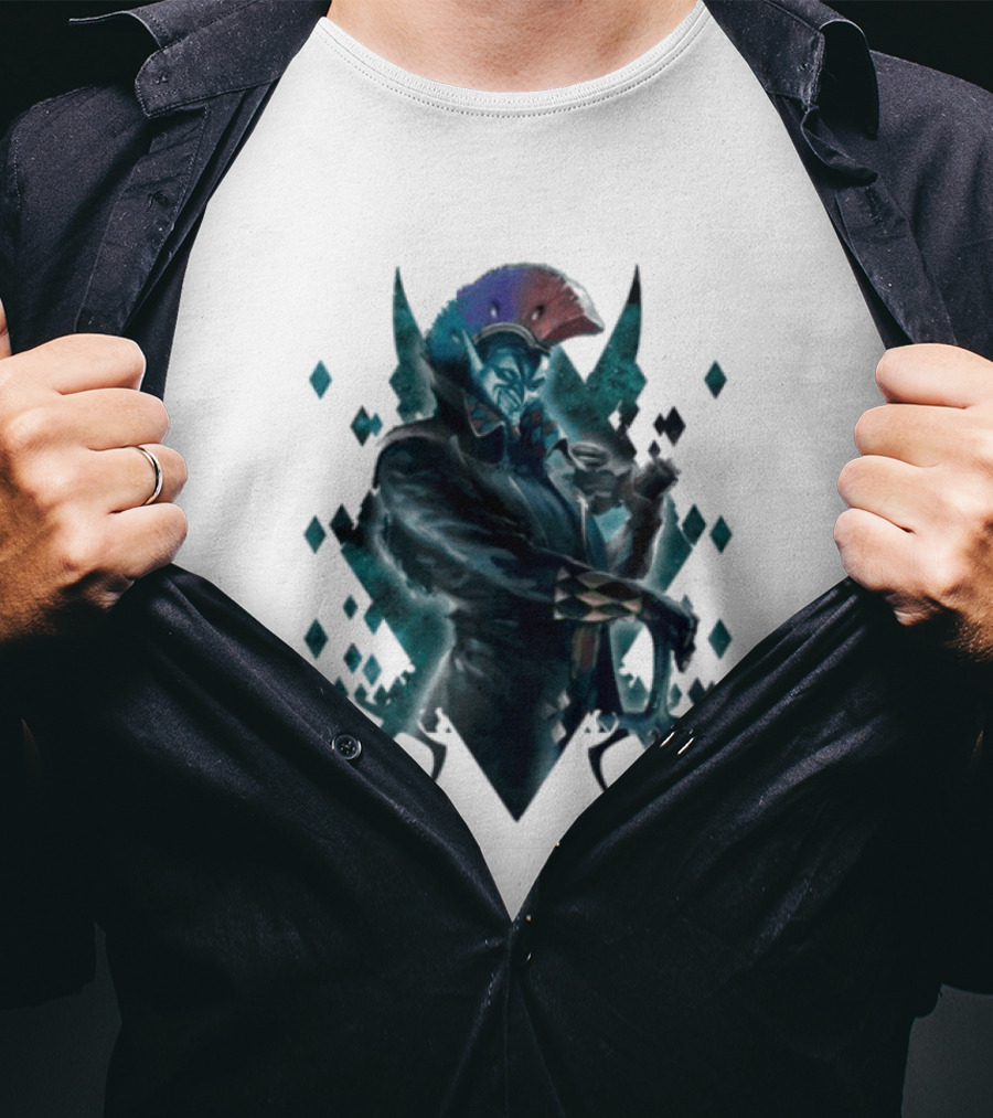 Warhammer 40 000 Aeldari Harlequin Character Iconic Fantasy Gaming T-Shirt