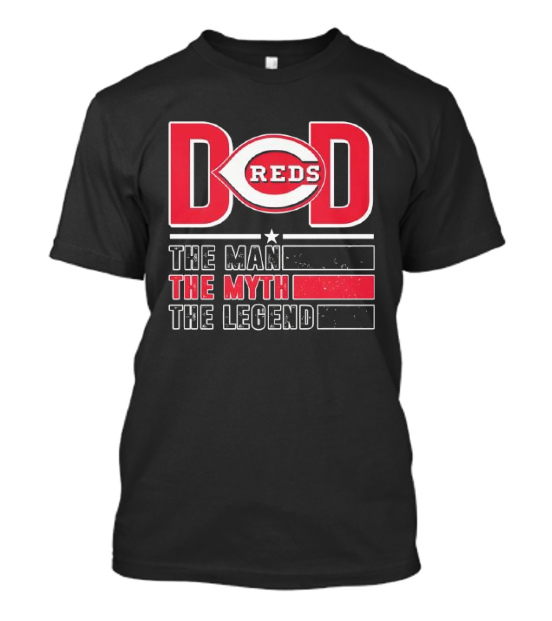 Cincinnati Reds Dad The Man The Myth The Legend T-Shirt
