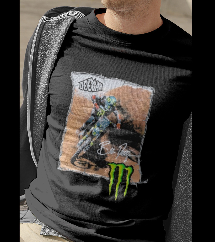 Deegan Monster Energy Motocross Barbed Wire T-Shirt