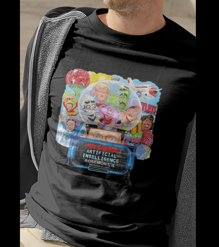 Jeff Dunham Artificial Intelligence Tour Rosemont IL December 31 2025 T-Shirt