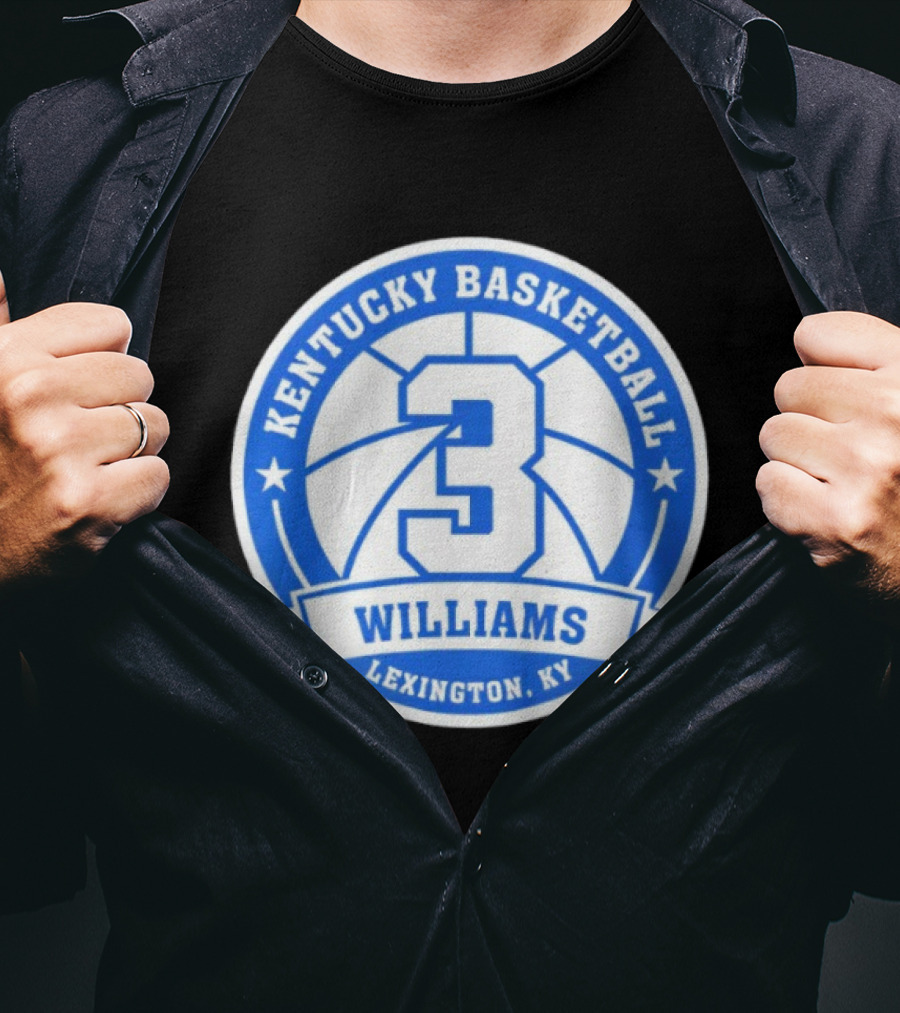 Kentucky Basketball 3 Williams Lexington KY T-Shirt