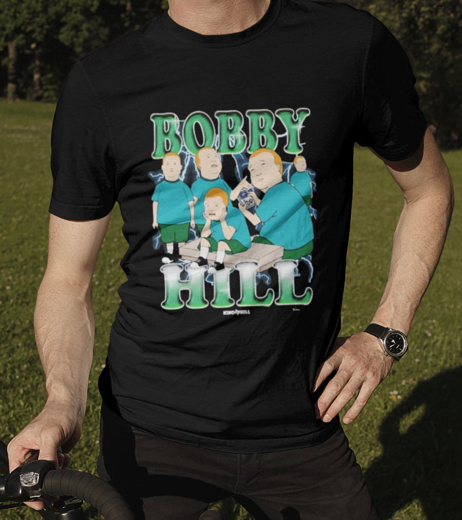 Bobby Hill King Of The Hill Heartthrob Character Montage T-Shirt