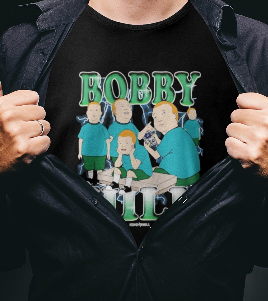 Bobby Hill King Of The Hill Heartthrob Character Montage T-Shirt