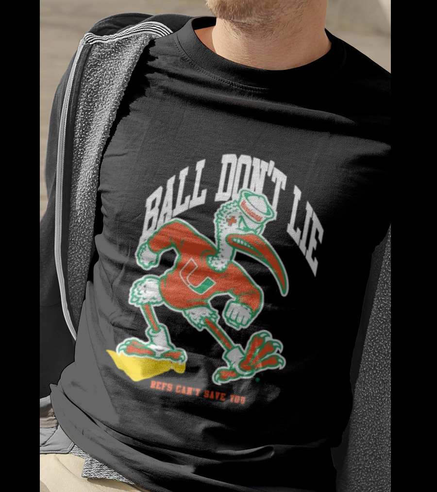 Miami Hurricanes Ball Don’t Lie Mascot T-Shirt