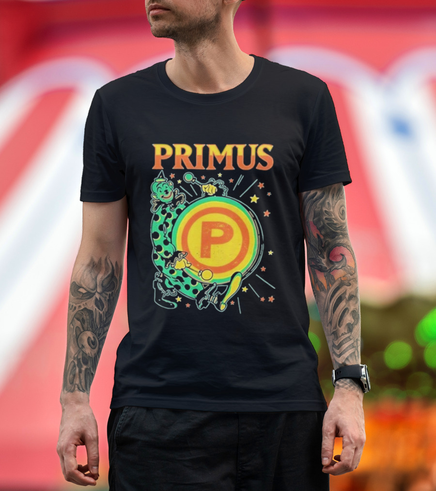 Primus Send In The Clowns New Year's Eve Oakland 2025 Event Featuring Drummer T-Shirt