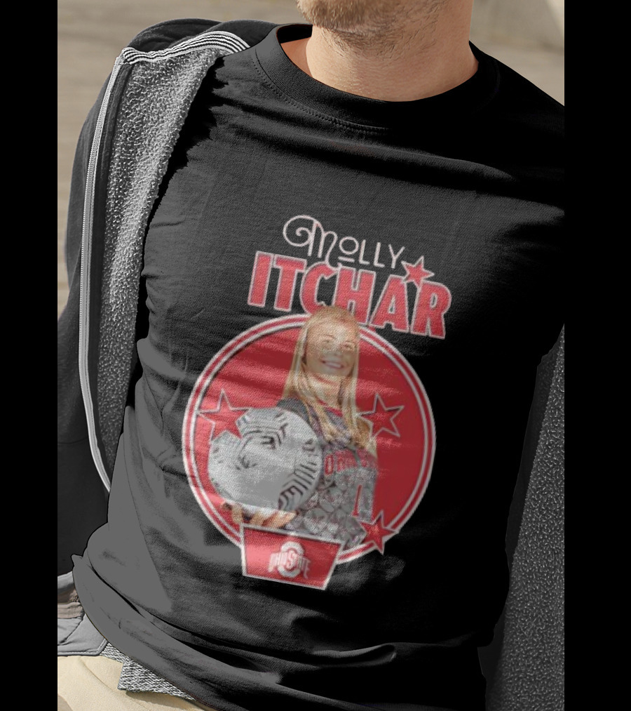 Molly Pritchard Ohio State Soccer Star With Ball And Stars T-Shirt
