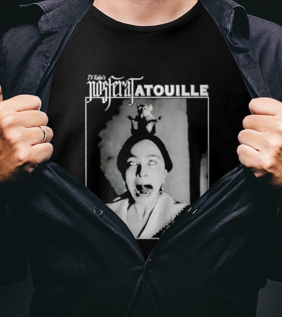 TV Kaiju Nosferatatouille Horror Rat Vampire Mashup T-Shirt