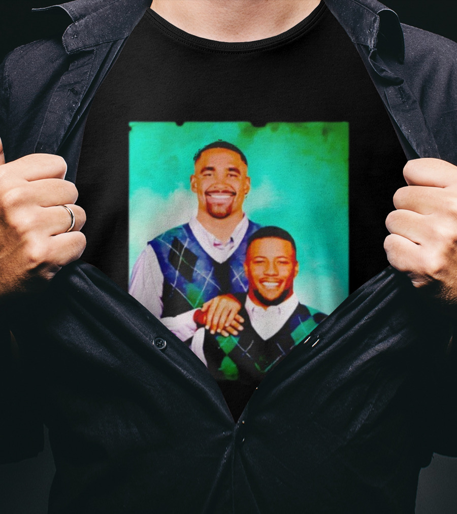 Saquon Barkley Philly Step Brothers Sweater Duo T-Shirt