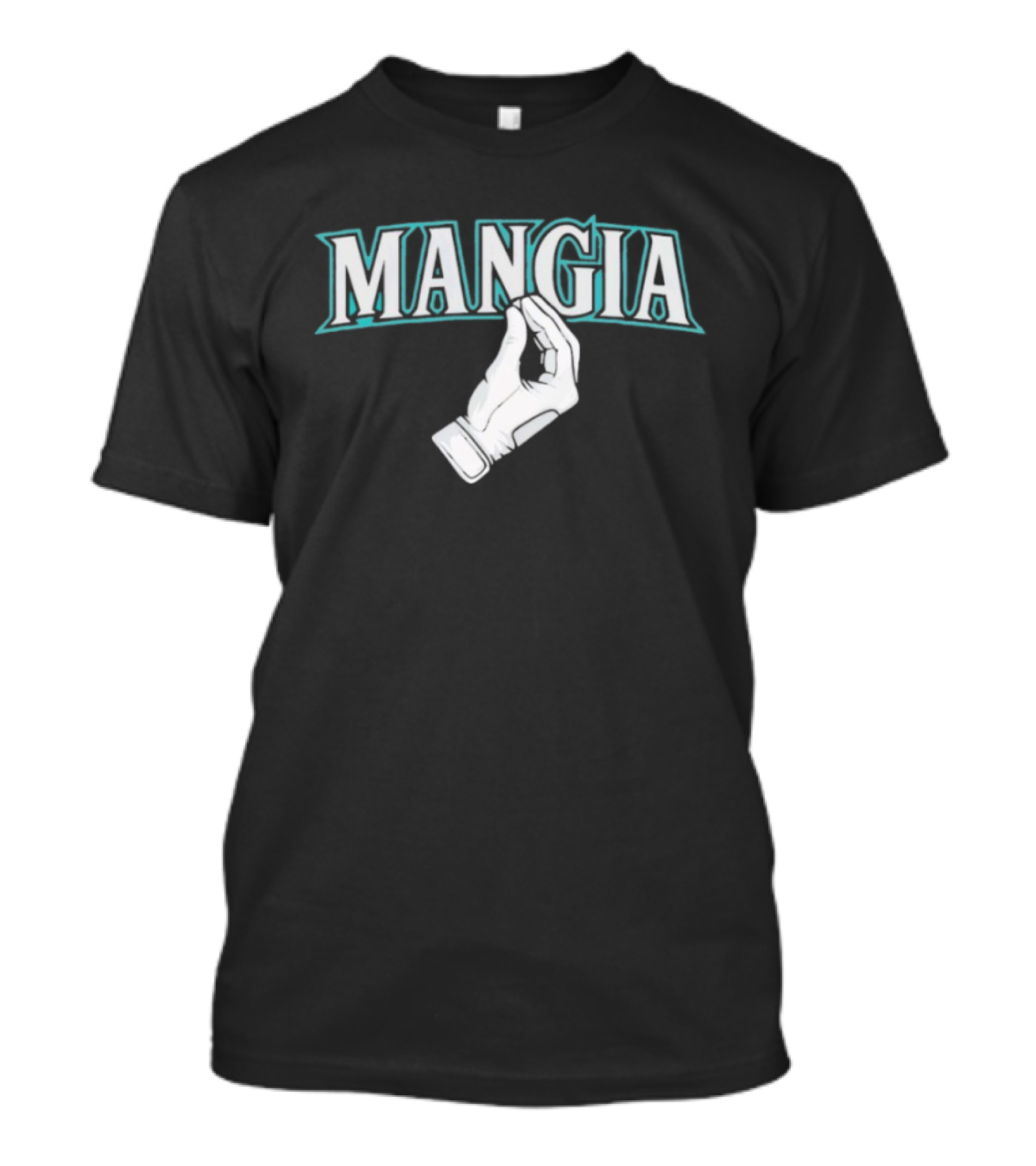 Mangia Seattle Italian Hand Gesture T-Shirt