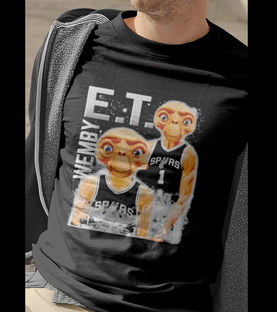Wemby E.T. Victor Wembanyama San Antonio Spurs Basketball T-Shirt