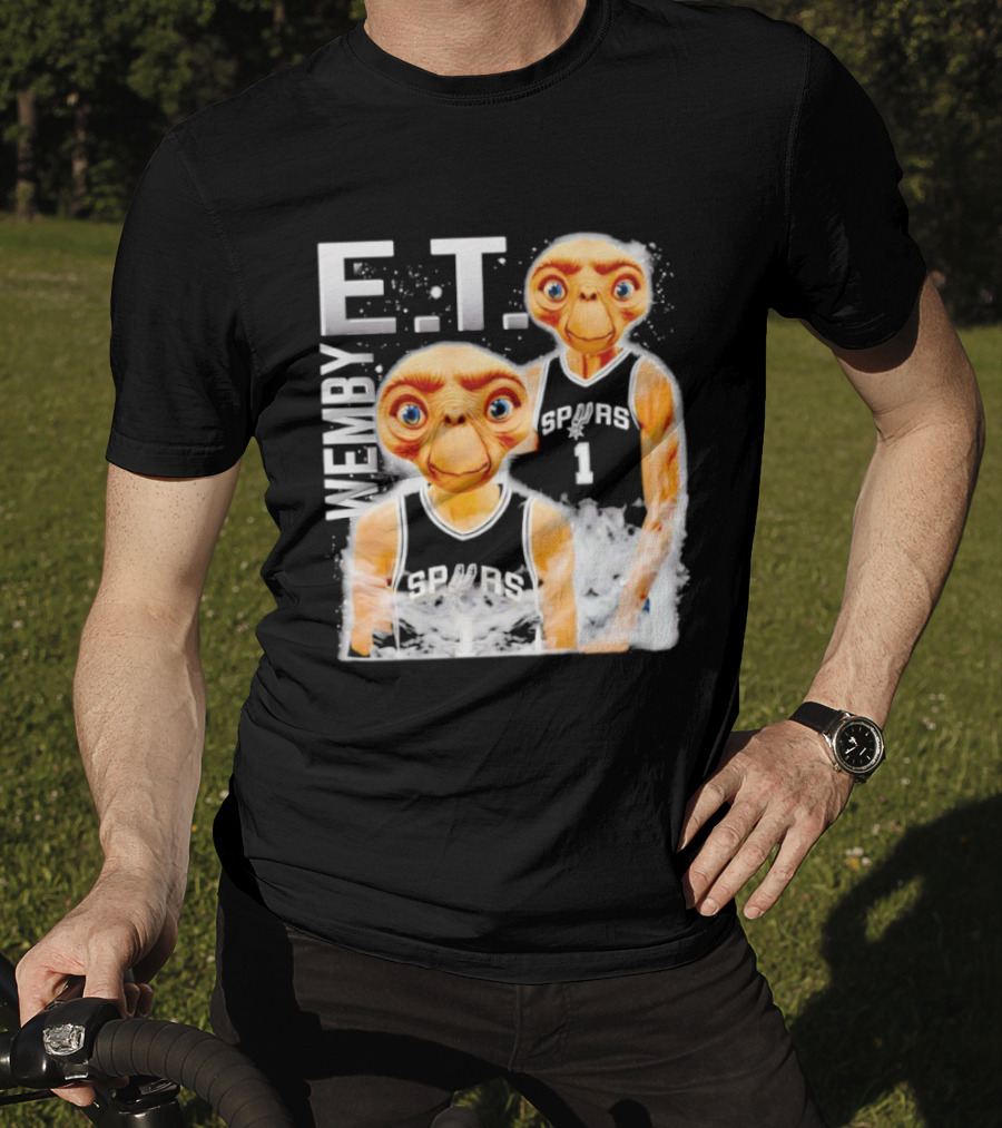 Wemby E.T. Victor Wembanyama San Antonio Spurs Basketball T-Shirt