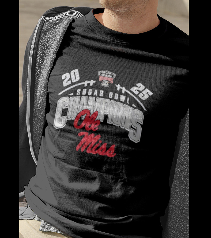 Ole Miss Rebels 2025 Sugar Bowl Champions T-Shirt