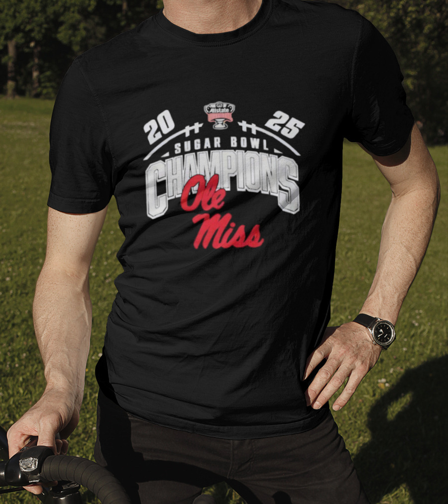 Ole Miss Rebels 2025 Sugar Bowl Champions T-Shirt