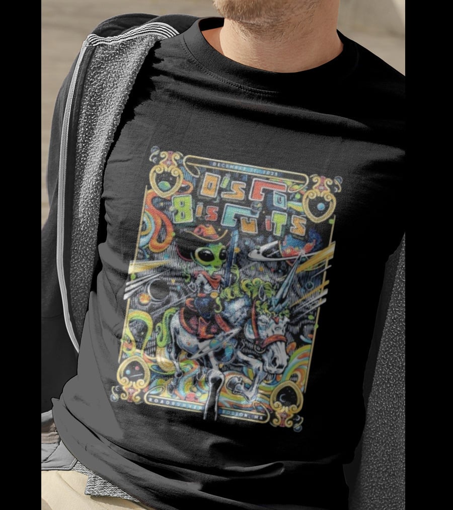 The Disco Biscuits Alien Cowboy Boston December 31 2025 Road Runner Event Night 2 T-Shirt