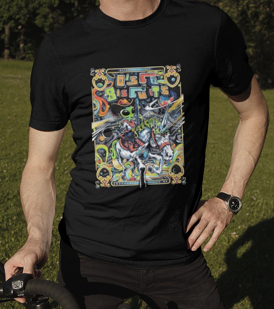 The Disco Biscuits Alien Cowboy Boston December 31 2025 Road Runner Event Night 2 T-Shirt