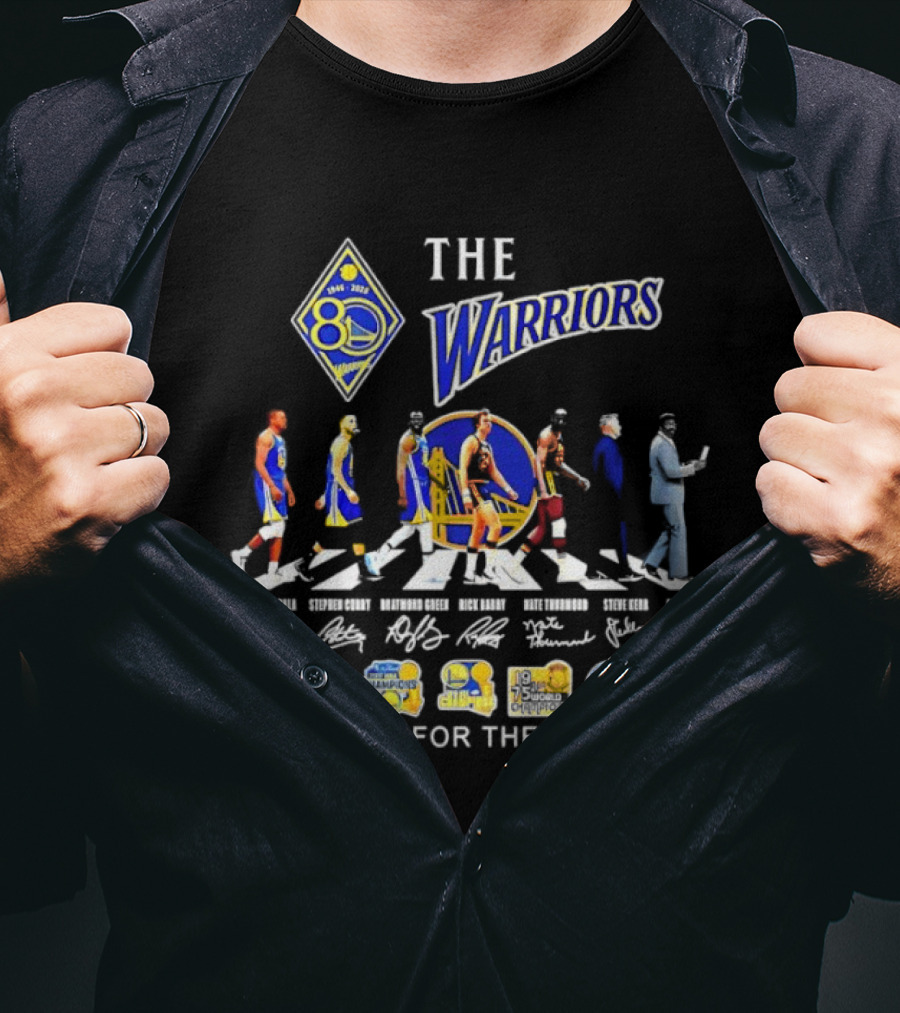 The Golden State Warriors 80th Anniversary Thank You For The Memories Legendary Players And Staff T-Shirt