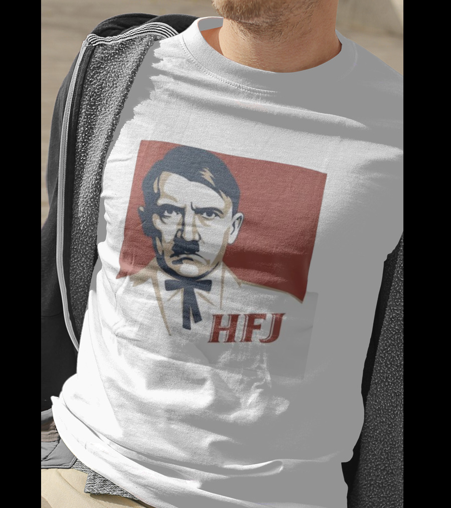 Adolf Hitler HFJ KFC Parody Logo T-Shirt