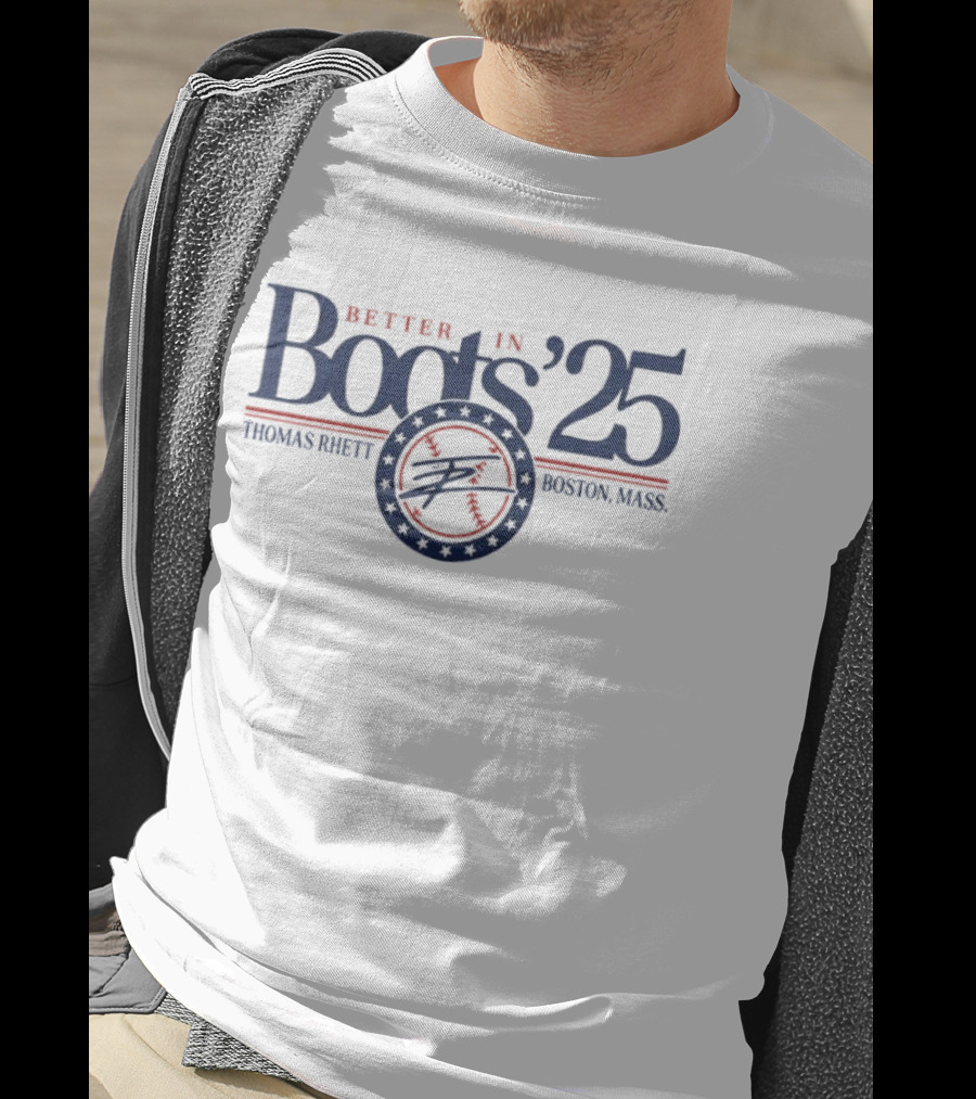Better In Boots 2025 Thomas Rhett Boston Mass T-Shirt