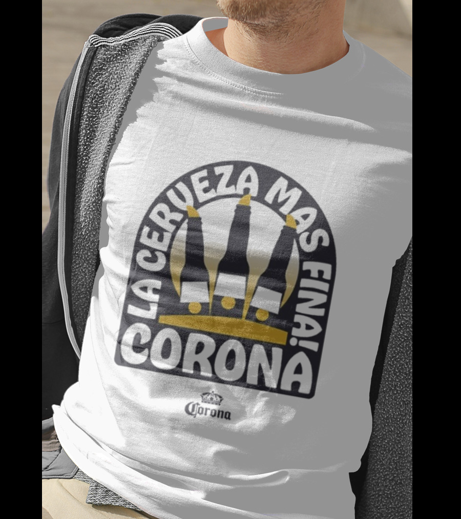 Corona La Cerveza Mas Fina Beach Bum Bottle Trio T-Shirt