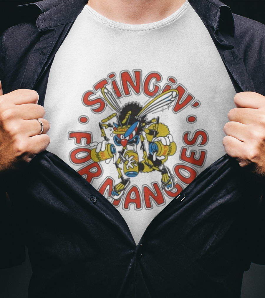 Stingin' For Mangoes Milton Mango Beer Can Bandit T-Shirt