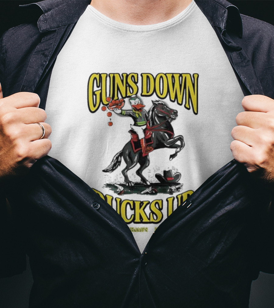 Guns Down Ducks Up Orange Bowl Champs January 1 2026 T-Shirt