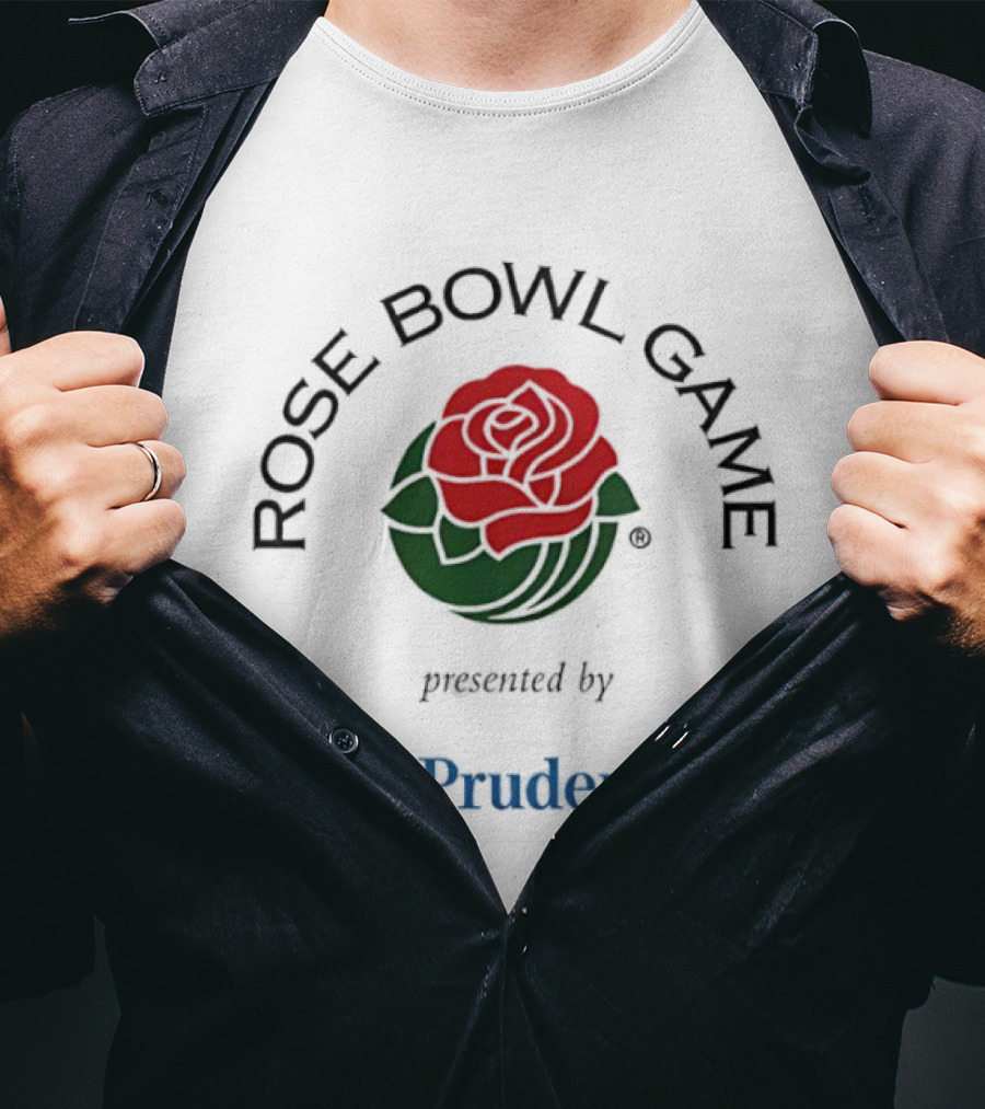 Rose Bowl Game Presented By Prudential Red Rose T-Shirt