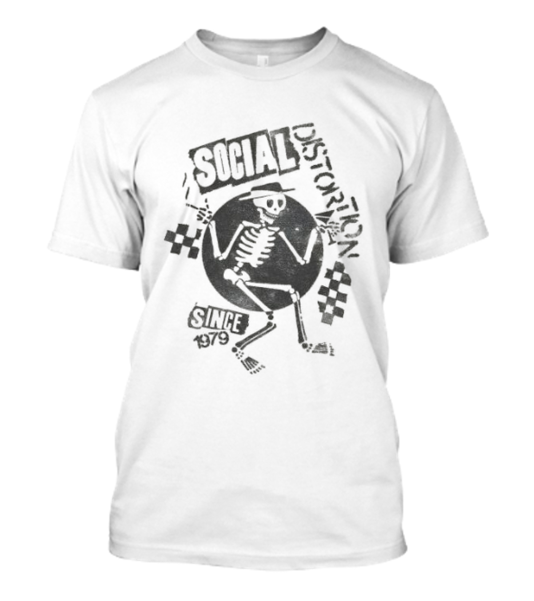 Skeleton Social Distortion Since 1979 Unique Skeleton T-Shirt