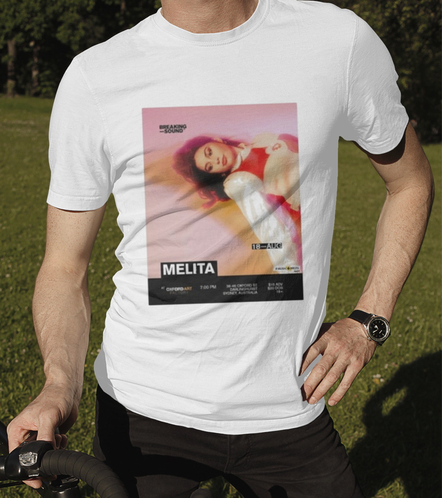 Melita Breaking Sound Oxford Art Darlinghurst Sydney Australia August 18 Event T-Shirt
