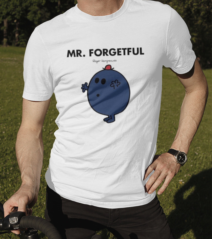 Mr. Men Little Miss Mr. Forgetful Roger Hargreaves T-Shirt