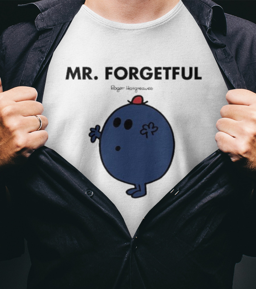 Mr. Men Little Miss Mr. Forgetful Roger Hargreaves T-Shirt