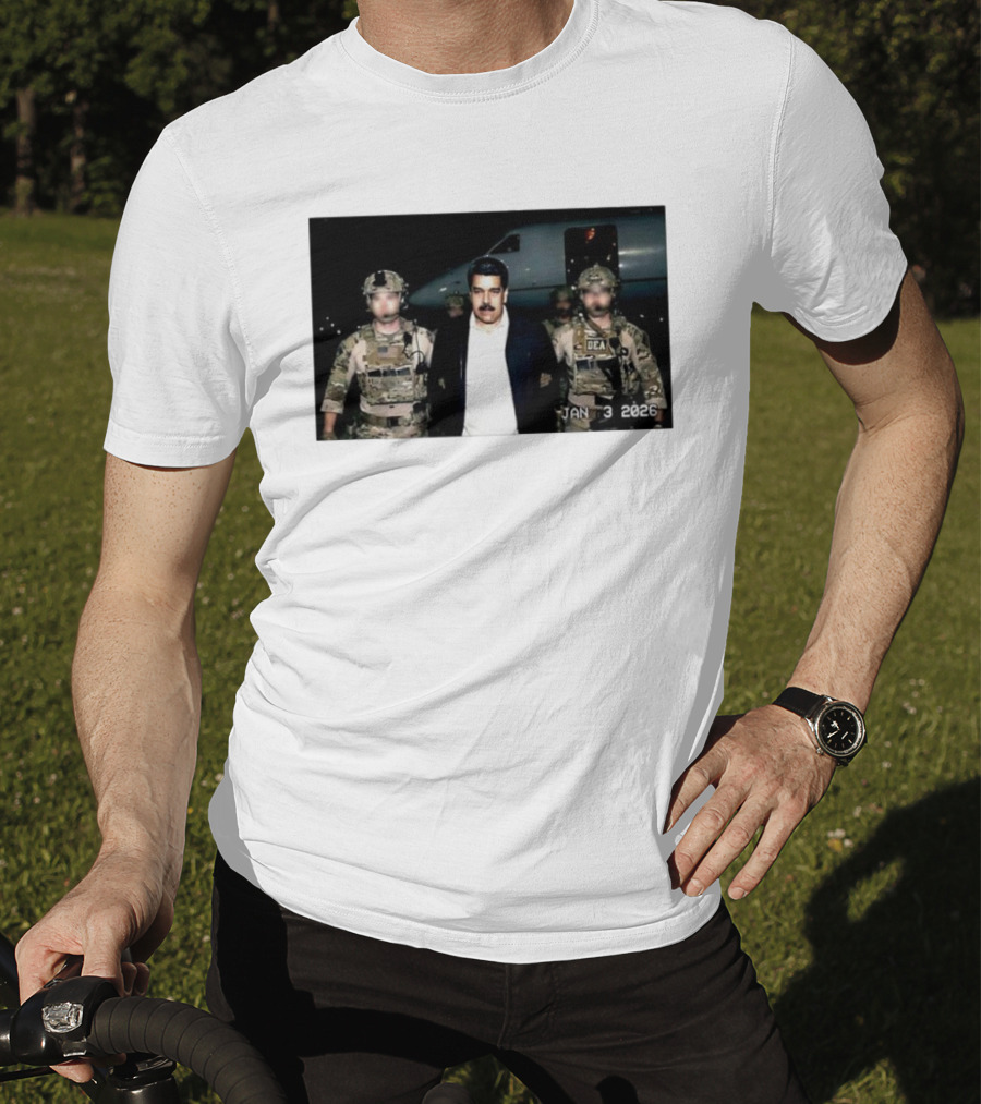 Nicolas Maduro Arrested DEA January 3 2026 T-Shirt