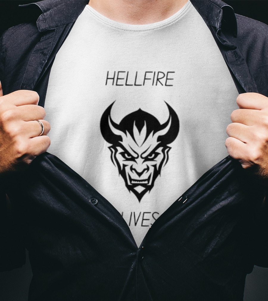 Hellfire Lives Demon Face T-Shirt