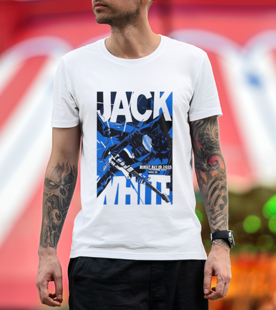 Jack White Seattle WA May 19th 2025 Concert Tour Collectible T-Shirt