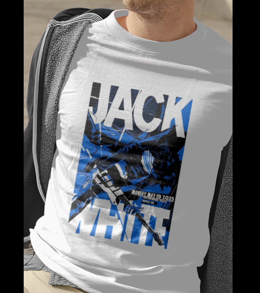 Jack White Seattle WA May 19th 2025 Concert Tour Collectible T-Shirt