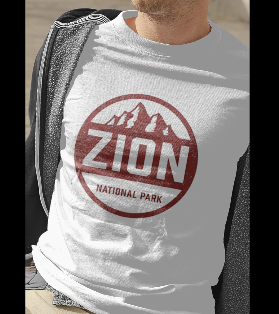 Zion National Park Utah Mountain Rustic T-Shirt