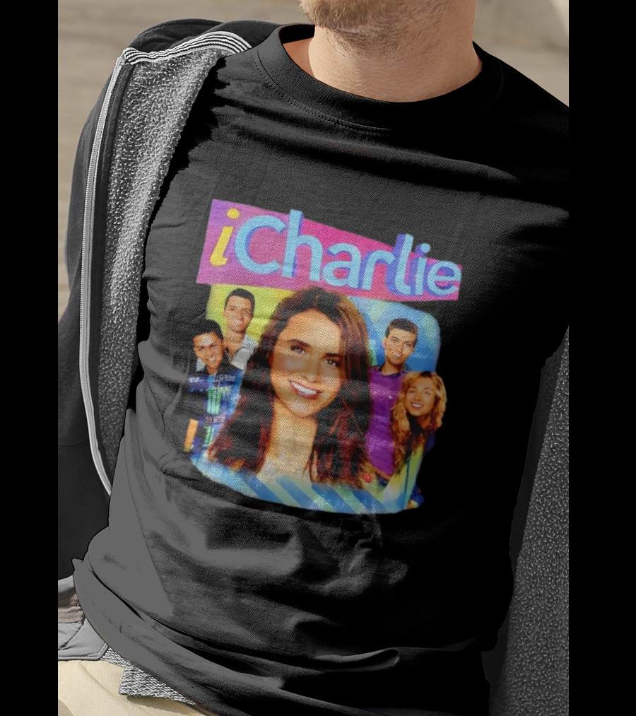 ICharlie Cast Colorful Group Image T-Shirt