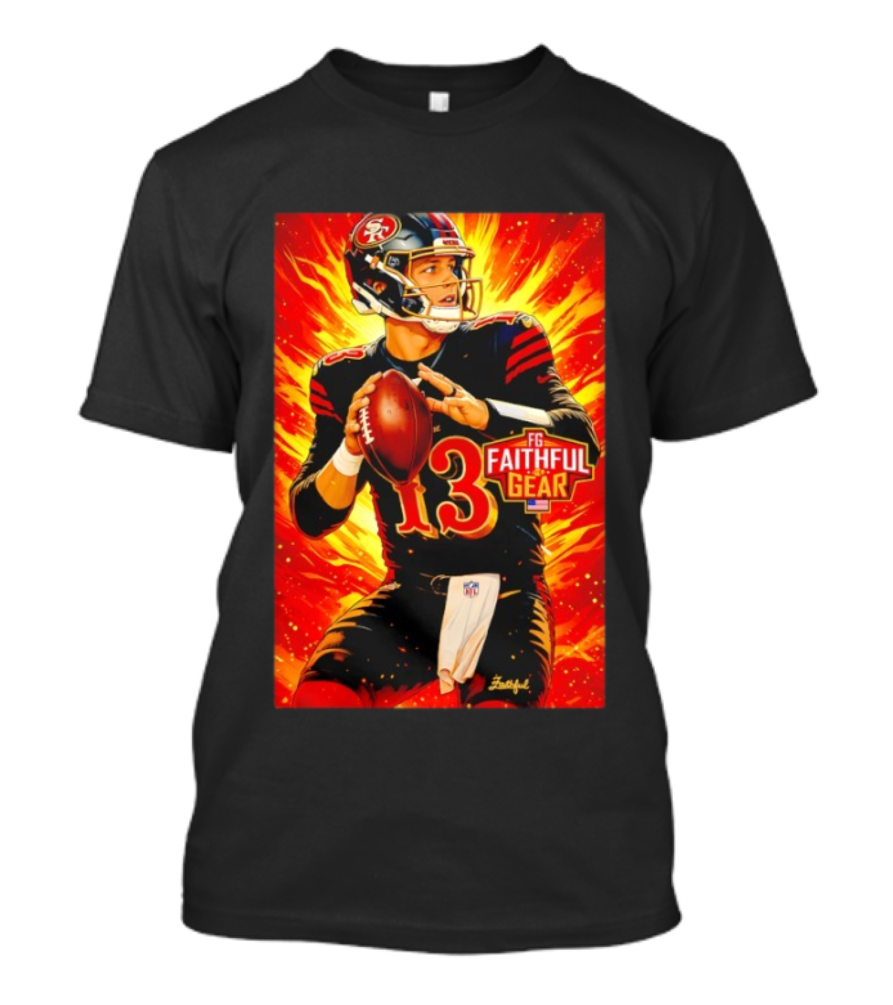 Brock Purdy 13 San Francisco 49ers FG Faithful Gear T-Shirt
