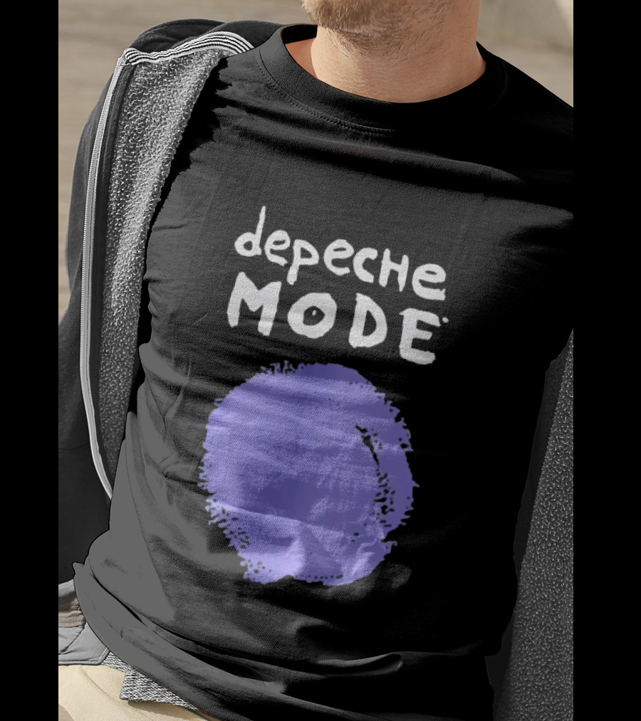 Depeche Mode Devotional Band Purple Circle T-Shirt